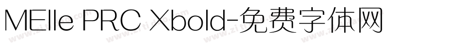 MElle PRC Xbold字体转换
